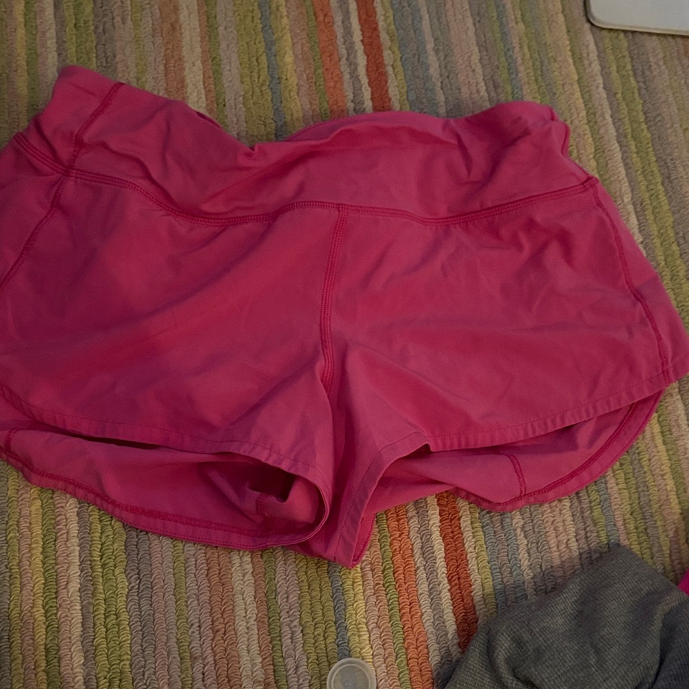 lululemon athletica Fuchsia Athletic Shorts